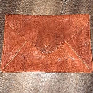 Streets Ahead Vintage Leather Envelope Bag